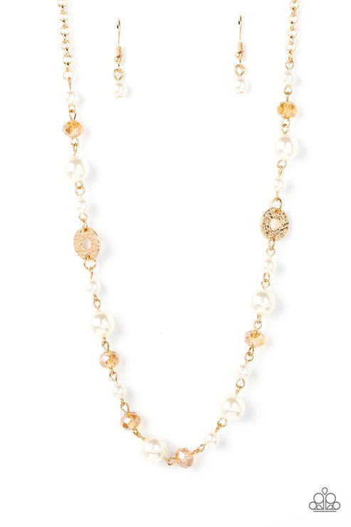 Traditional Transcendence - Paparazzi Accessories - Gold Necklace