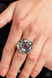 BLOOM BLOOM Pow - Paparazzi Accessories - Pink Ring