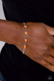 Smitten Sweethearts - Paparazzi Accessories - Orange Bracelet