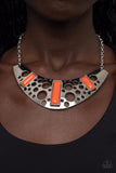 Real Zeal - Paparazzi Accessories - Orange Necklace