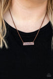 Joy Of Motherhood - Paparazzi Accessories - Copper Necklace