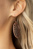 High Tide Terrace - Paparazzi Accessories - Copper Earrings