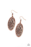 High Tide Terrace - Paparazzi Accessories - Copper Earrings