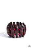 Bora Bora Bauble - Paparazzi Accessories - Pink Bracelet