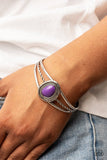 Ethereal Enthusiast - Paparazzi Accessories - Purple Bracelet