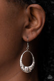 Classic Keepsake - Paparazzi Accessories - White Earrings