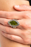 Let Me Take a REIGN Check - Paparazzi Accessories - Green Ring