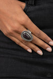 Downtown Desertscape - Paparazzi Accessories - Black Ring