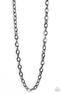 Player of the Year - Paparazzi Accessories - Black Men's Necklace