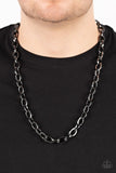 Player of the Year - Paparazzi Accessories - Black Men's Necklace