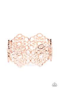 Baroque Bouquet - Paparazzi Accessories - Rose Gold Bracelet