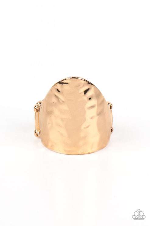 Basic Instincts - Paparazzi Accessories - Gold Ring