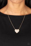 Spellbinding Sweetheart - Paparazzi Accessories - Gold Necklace