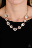 Diamond of the Season - Paparazzi Accessories - Gold Necklace