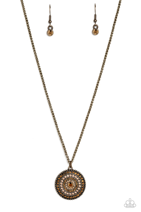 Mandala Masterpiece - Paparazzi Accessories - Brass Necklace