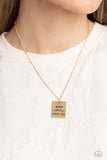 Mama MVP - Paparazzi Accessories - Gold Necklace