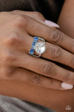 Balanced Bravura - Paparazzi Accessories - Blue Ring