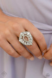 First Class Fairytale - Paparazzi Accessories - White Ring