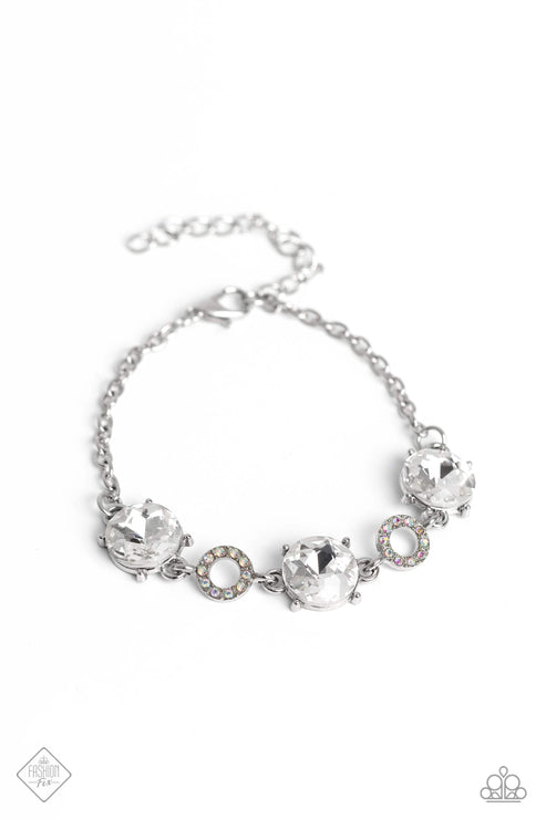 Once Upon A Treasure - Paparazzi Accessories - White Bracelet