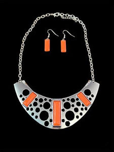 Real Zeal - Paparazzi Accessories - Orange Necklace