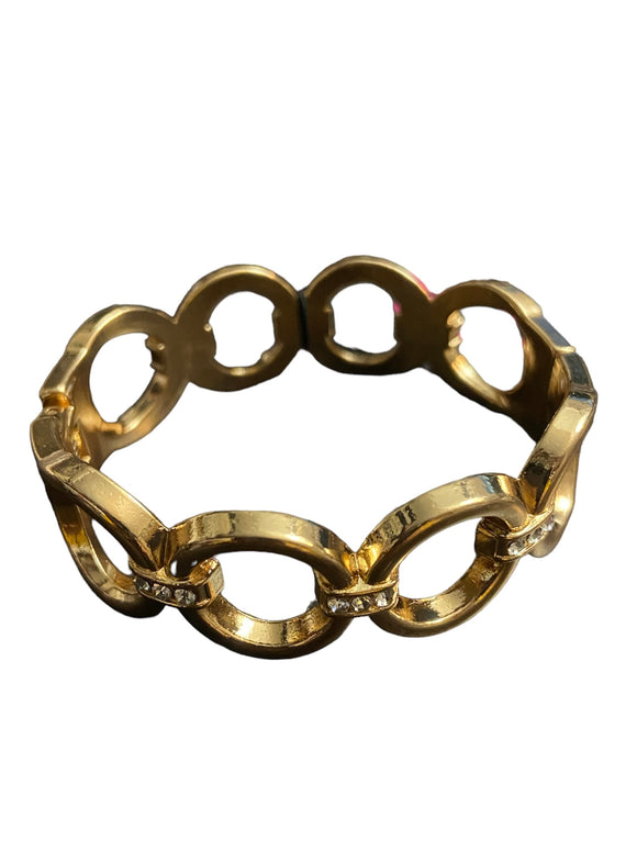 Chic Collection - Paparazzi Accessories - Gold Hinge Bracelet