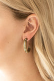 5th Avenue Fashionista - Paparazzi  Accessories - Brass Earrings