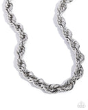 Complete Curves - Paparazzi Accessories - Silver Chain Necklace