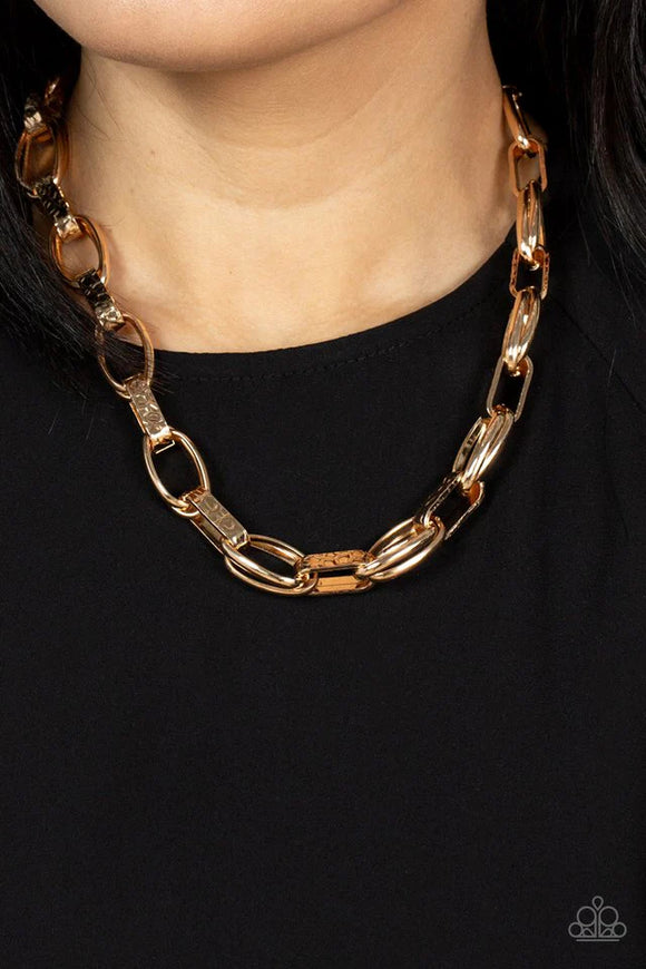 Morley In Motion - Paparazzi Accessories - Gold Chain Necklace