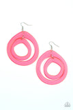 Show Your True Neons - Paparazzi Accessories - Pink Earrings