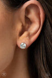 Just In TIMELESS - Paparazzi Accessories - White Earrings