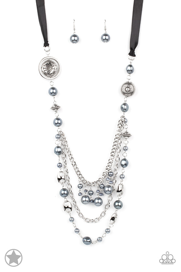 Paparazzi Necklace ~ Extra Exhilarating - Black – Paparazzi Jewelry |  Online Store | DebsJewelryShop.com