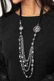 All The Trimmings - Paparazzi Accessories - Black Blockbuster Necklace