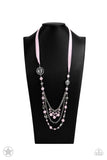 All The Trimmings - Paparazzi Accessories - Pink Blockbuster Necklace