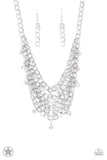 Fishing for Compliments - Paparazzi Accessories - Silver Blockbuster Necklace