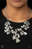 The Sands of Time - Paparazzi Accessories - Blockbuster Silver Necklace