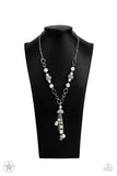 Designated Diva - Paparazzi Accessories - White Necklace