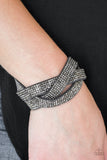 Nice Girls Finish Last - Paparazzi Accessories - Silver Wrap Bracelet