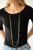 Colorful Cadence - Paparazzi Accessories - Orange Necklace