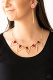 The Pack Leader - Paparazzi Accessories - Red Necklace