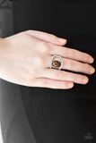 Radiating Riches - Paparazzi Accessories - Brown Ring