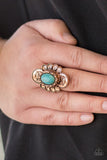 Basic Element - Paparazzi Accessories - Copper Turquoise Ring