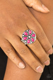 Color Me Calla Lily - Paparazzi Accessories - Pink Flower Ring