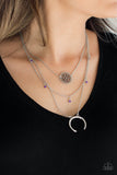 Lunar Lotus - Paparazzi Accessories - Purple Necklace