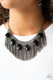 Vixen Conviction - Paparazzi Accessories - Black Necklace