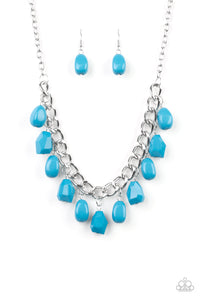 Take The COLOR Wheel! - Paparazzi Accessories - Blue Necklace