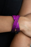 Under The SEQUINS - Paparazzi Accessories - Purple Double Wrap Bracelet