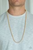 Cadet Casual - Paparazzi Accessories - Gold Necklace