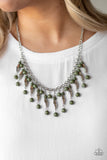 Earth Conscious - Paparazzi Accessories - Green Necklace