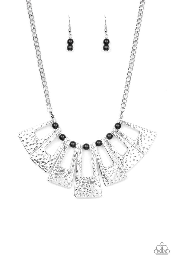 Terra Takeover - Paparazzi Accessories - Black Necklace