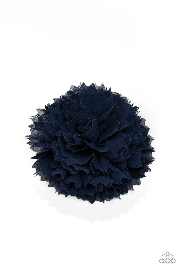 Bloom-tastic - Paparazzi Accessories - Blue Hair Clip